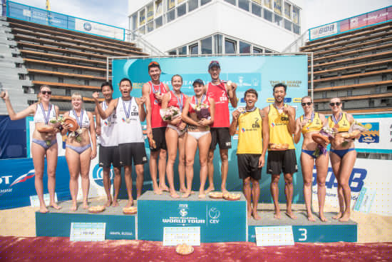 The 2018 World Beach Volleyball Tour China Team Achieved Good Results