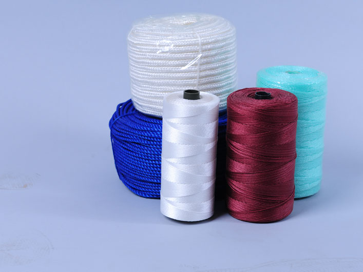 Fishing Net Cord Twine Thread – 210D/3 Polyester Yarn, 500g, Raw White